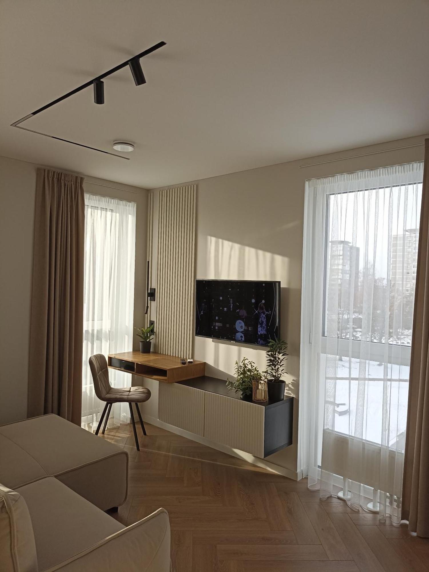 דירה With A Balcony And An Impressive Terrace On The Roof Of The House *